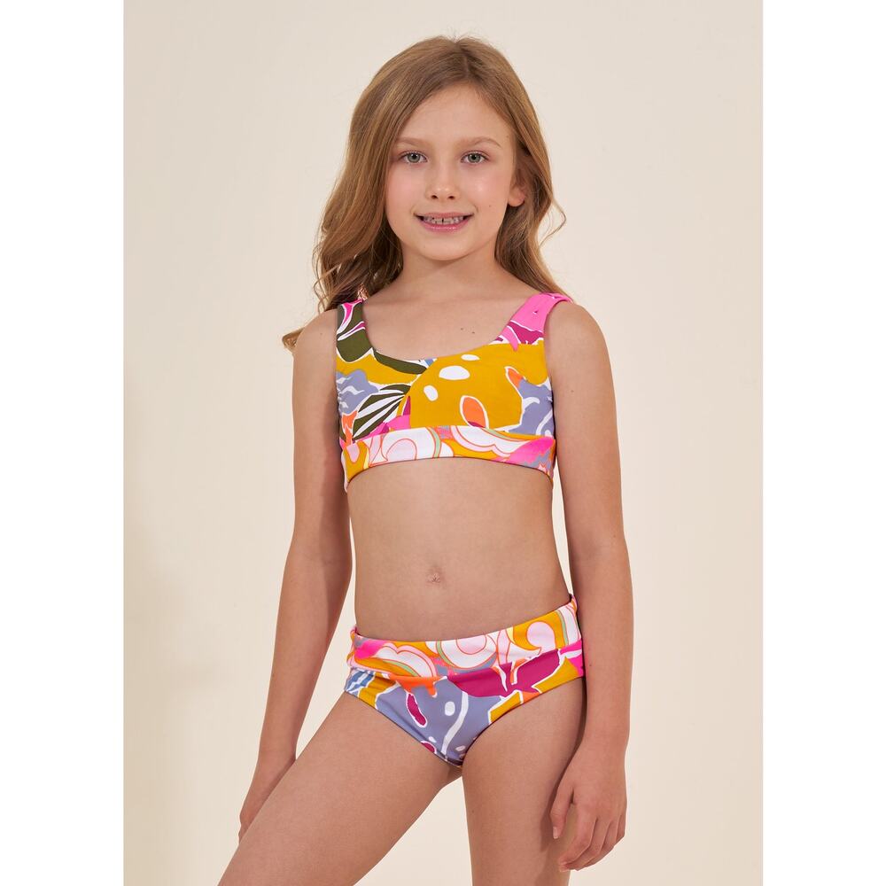 Maaji Jungle Rain Ecliptic Girls Bikini Set NWT SIZE 2